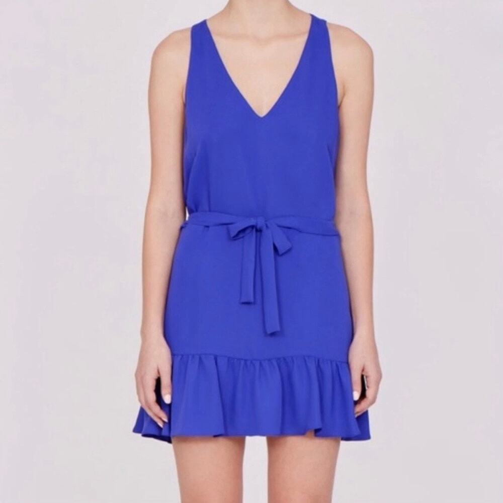 Amanda Uprichard Pamela Ruffle Romper Mini Dress size XS